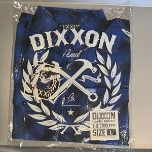 DIXXON Navy and Black Flannel Shirt